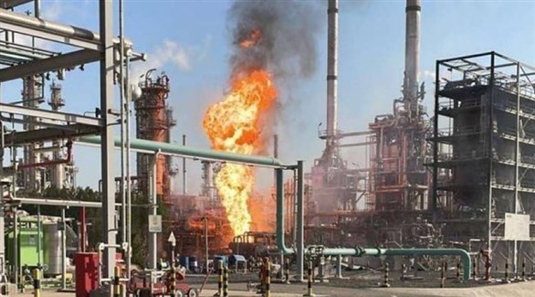 حريق في مصفاة نفط كويتية