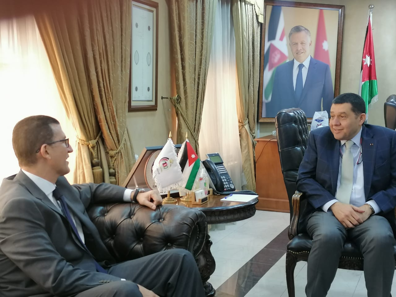 وزير العمل يلتقي السفير المصري