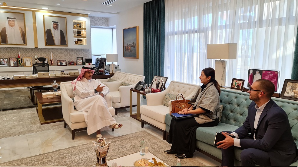 السفير سعود آل ثاني يلتقي نور