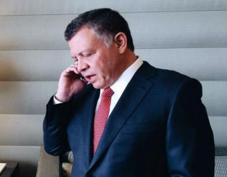 الملك يتلقى اتصالا هاتفيا من السيسي