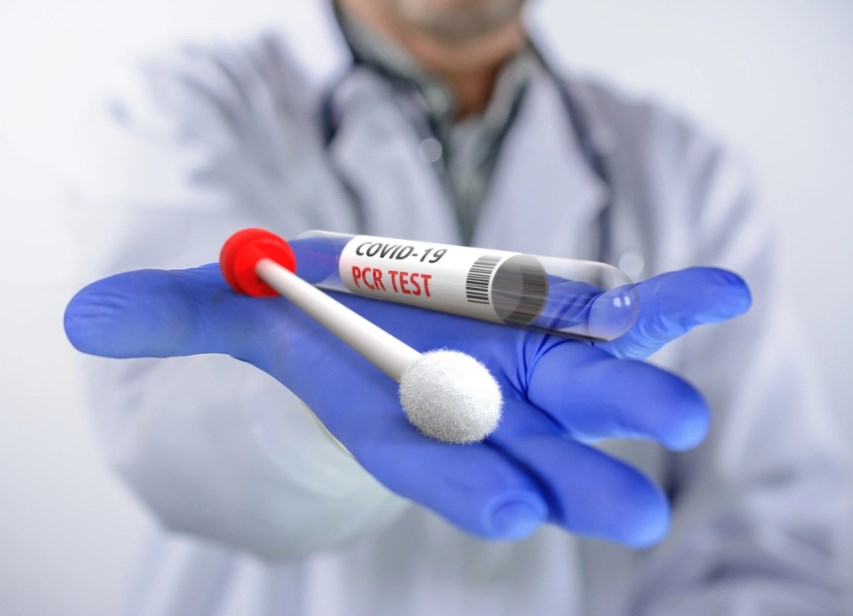 فحص (PCR) داخل مركز حدود جابر