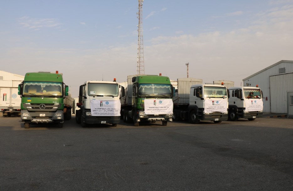 الأردن يسير قافلة مساعدات جديدة الى