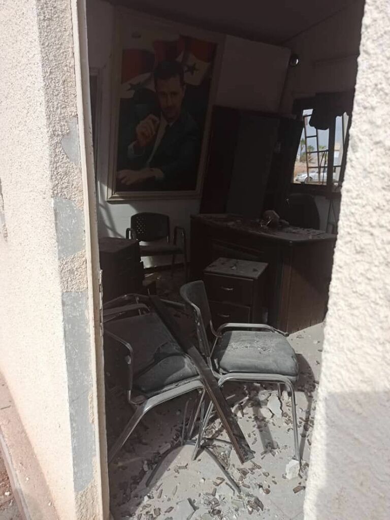 عبوة ناسفة تستهدف معبر نصيب السوري