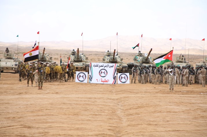 انطلاق فعاليات التمرين الأردني المصري المشترك