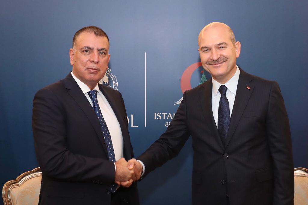 وزير الداخلية مازن الفرايه يلتقي نظيره