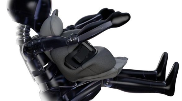 مقعد أطفال مزود بوسادة هوائية للجسم