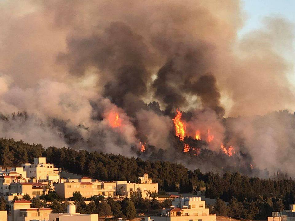 الملك شارك بإخماد حريق الكمالية