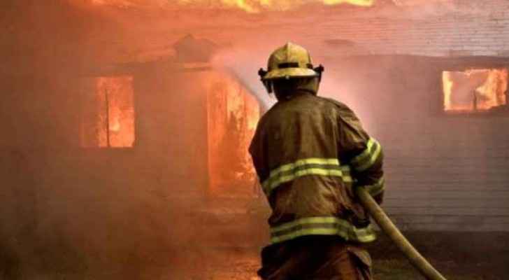 إصابة 1637 اشخاص بحريق منزل في