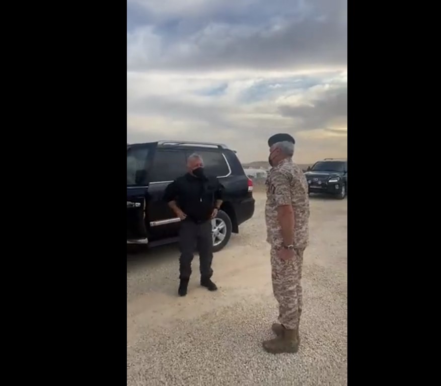 الملك يزور الغمر (فيديو)