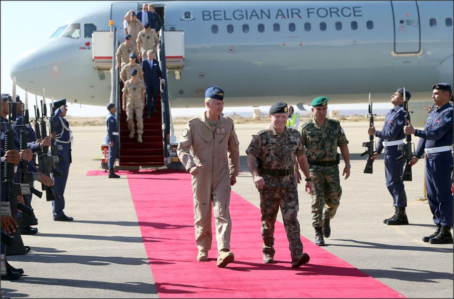 العاهل البلجيكي يقدّر الدور المحوري للأردن