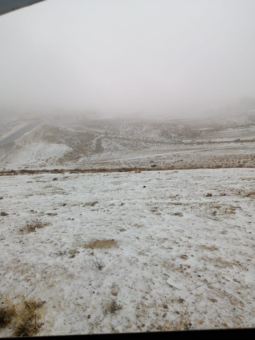 شاهد ثلوج الشوبك