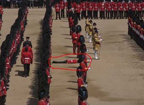 5 حالات إغماء بين أفراد الحرس