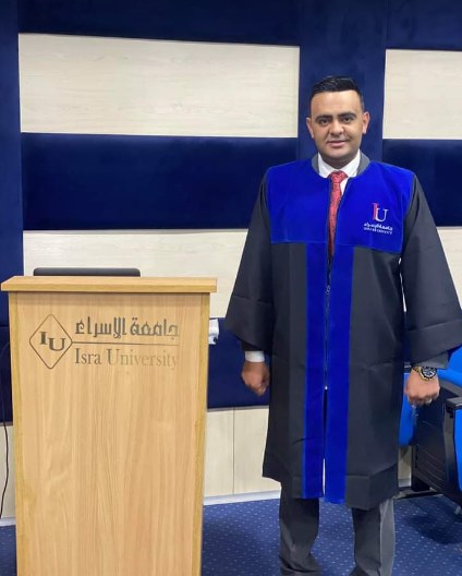 الرائد عمر أبو حشيش.. مبارك الماجستير