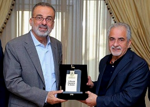 عمان الأهلية تستضيف رجل الأعمال الأردني