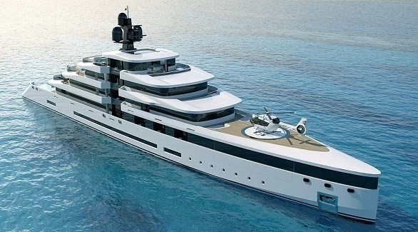 يخت فاخر مصمم ليبدو كناطحة سحاب