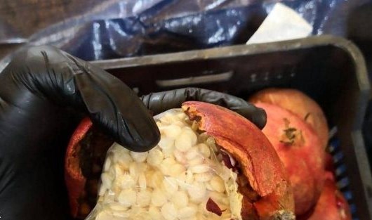 2.7 مليون حبة كبتاجون بشاحنة حديد