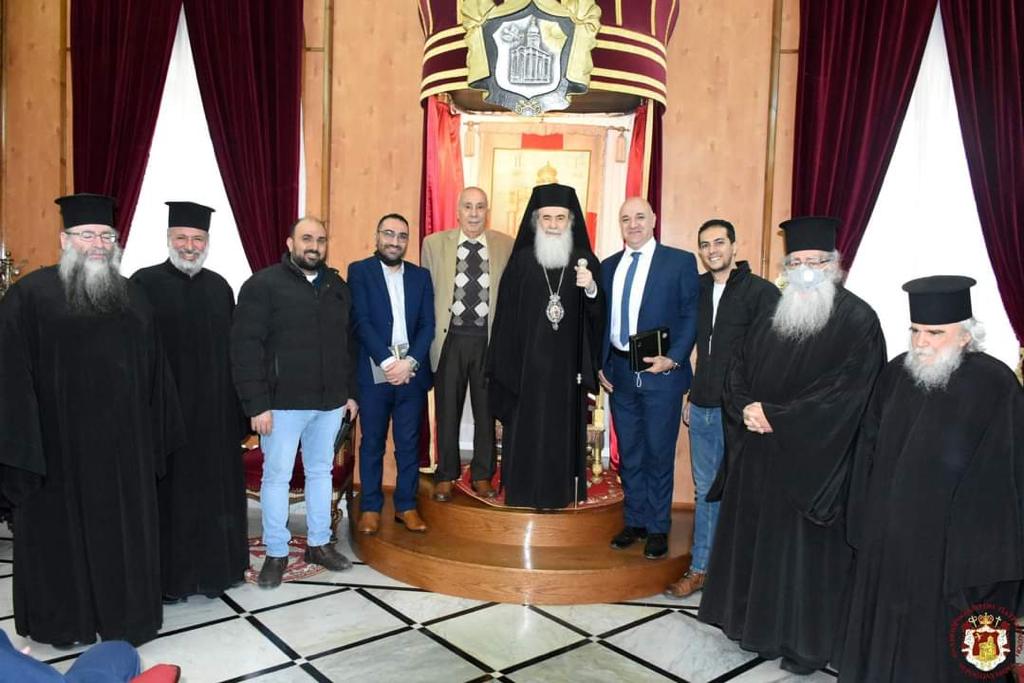 البطريرك ثيوفيلوس يستقبل الجمعية الخيرية الوطنية