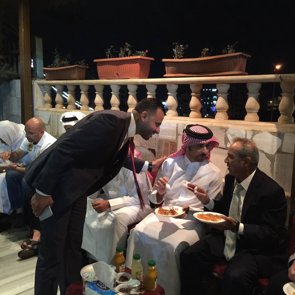 الحنيطي تولم للقائم بأعمال سفارة قطر..