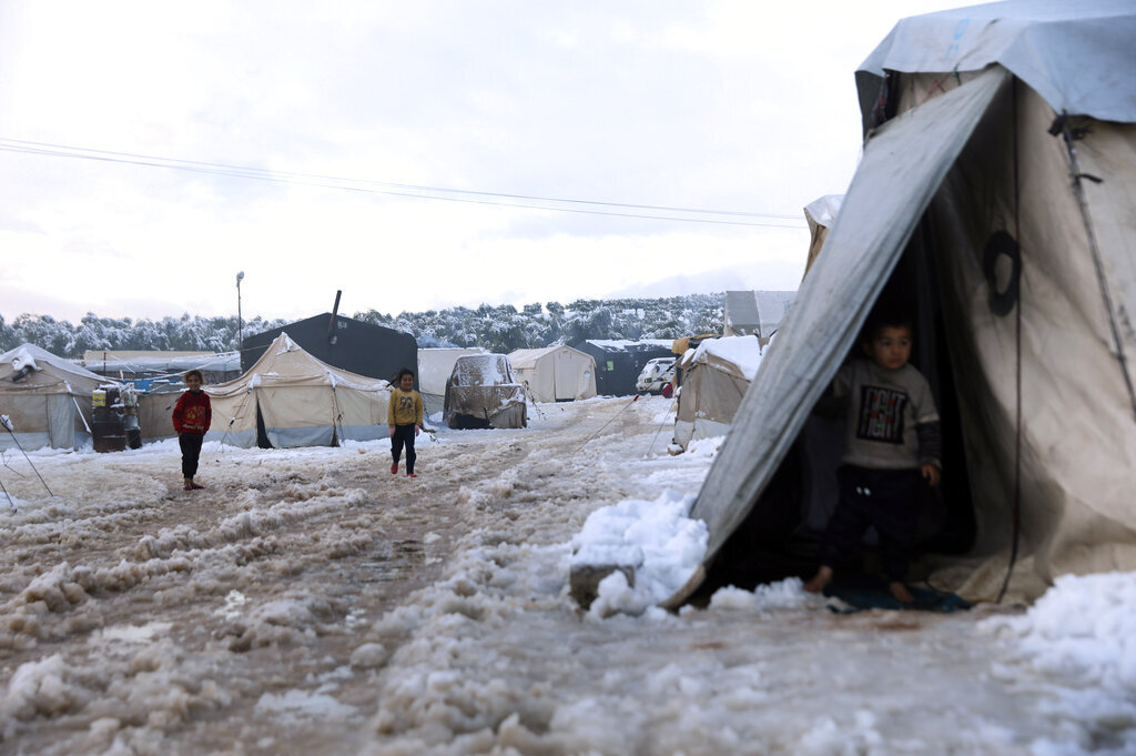 مصرع 3 أطفال سوريين بسبب البرد القارص