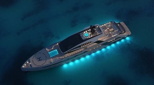 يخت بتصميم جديد ثوري يحتوي على