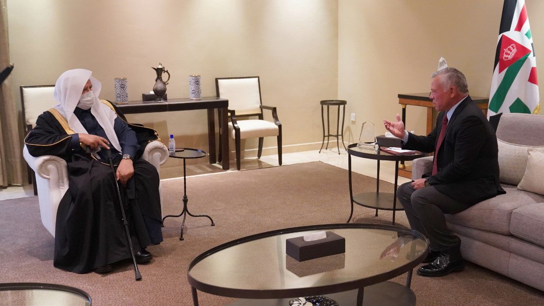 الملك يلتقي رئيس مجلس الشورى السعودي