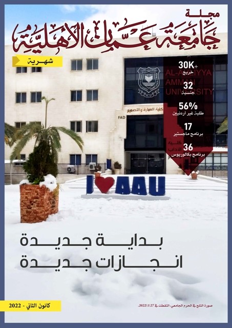 عدد جديد من مجلة جامعة عمان
