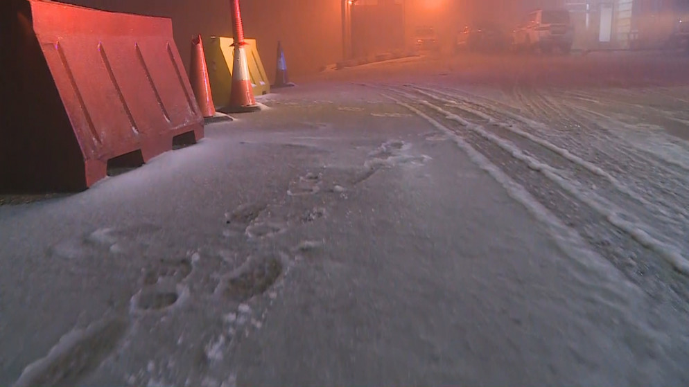 زخات ثلج “غير مؤثرة” على قمم