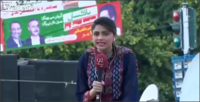 بالفيديو.. وفاة مراسلة تلفزيونية على الهواء