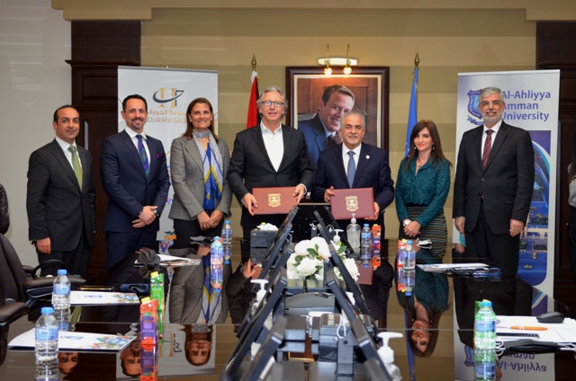 تعاون ما بين جامعة عمان الأهلية