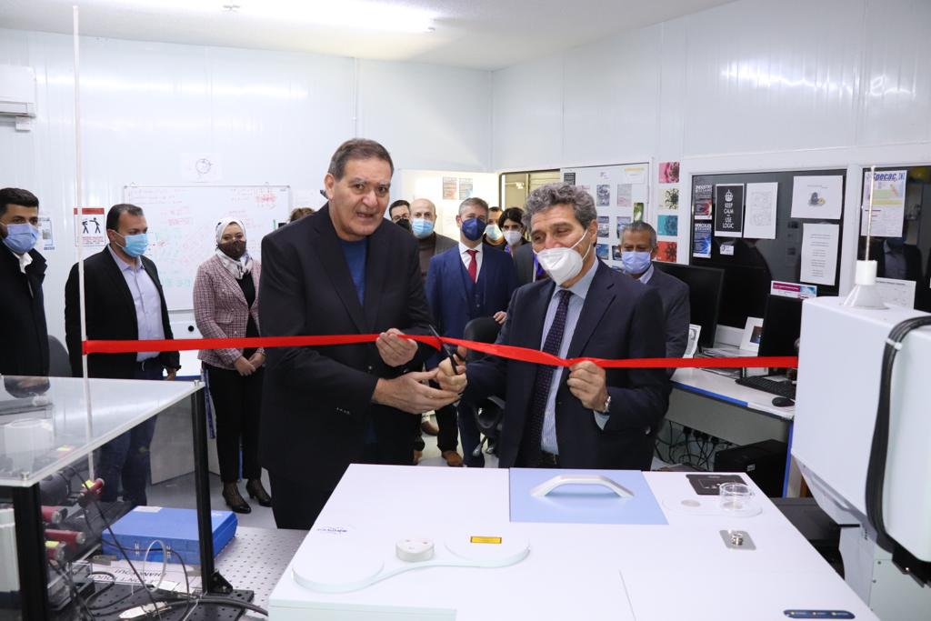 السفير الايطالي يفتتح المختبر الجديد للتراث