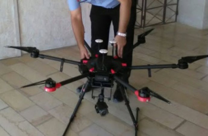 اطلاق أول طائرة بدون طيار لمراقبة