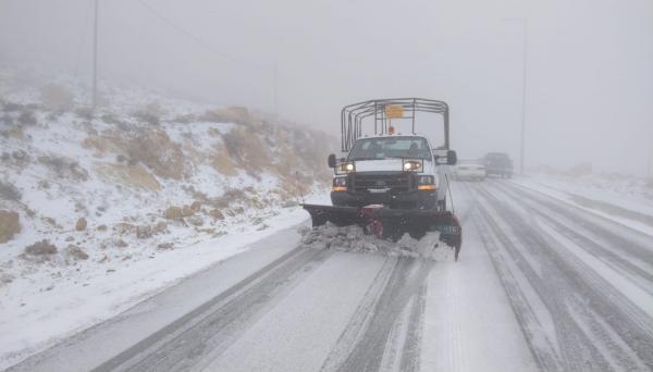 الأشغال: جميع الطرق سالكة ونتعامل مع
