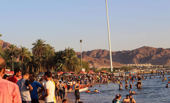 76 ألف زائر لمدينة العقبة خلال