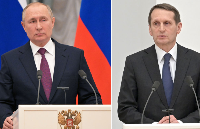 ابتلع ريقه من الخوف بوتين يحرج