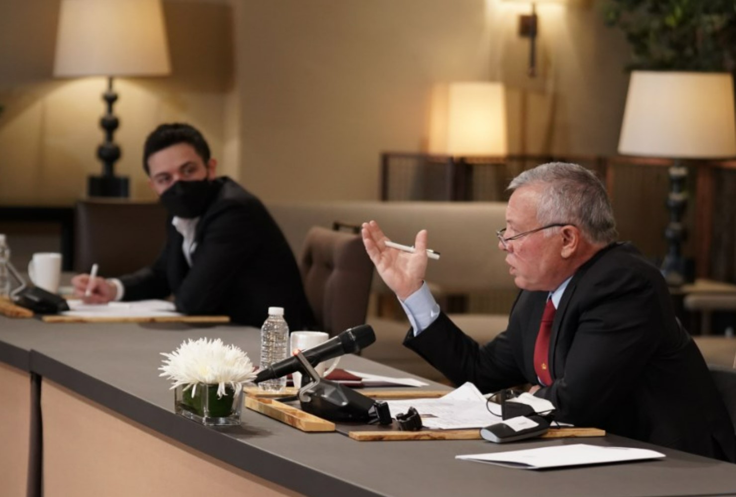 الملك: لن اقبل أي تشويش.. ولازم