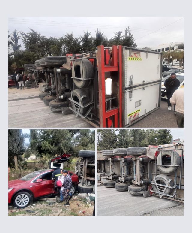 حادث سير مروع بمنطقة ناعور