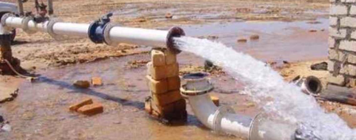 بدء ضخ المياه لمنطقتي ساكب وريمون