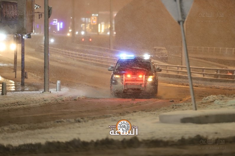 مراقبة كتلة هوائية باردة قادمة من