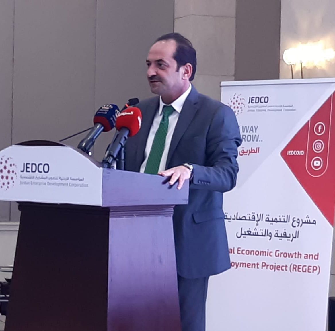 الكايد يطلق مشروع التنمية الاقتصادية الريفية