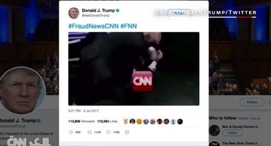 ترامب (يضرب) CNN .. (شاهد)