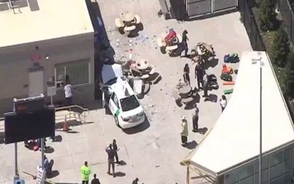 إصابات اثر عملية دهس لمشاة قرب