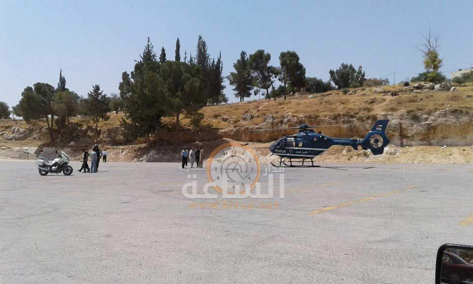 طائرة عامودية تبحث عن أسد جرش..