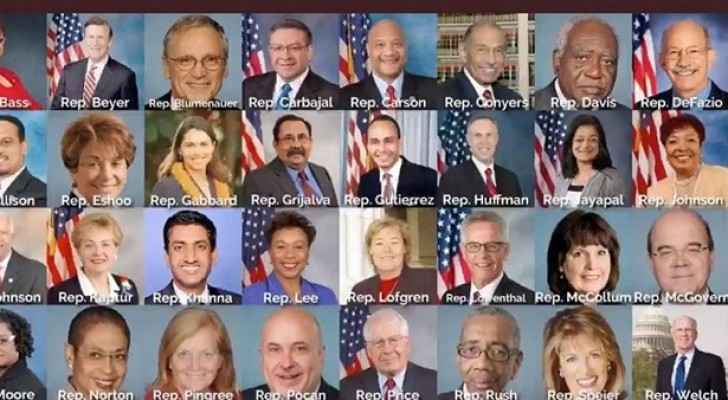 1635 1634 عضو كونغرس يطالبون الاحتلال