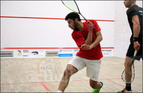 لاعب منتخب السكواش الأردني محمد سراج