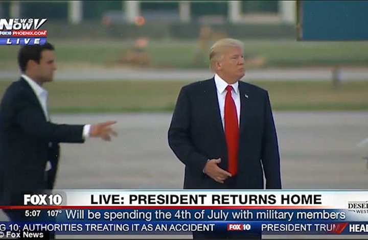 موقف محرج لترامب.. لم يعرف سيارته