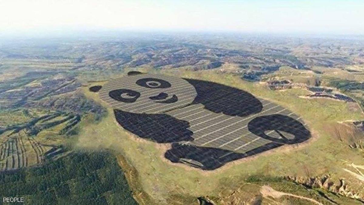 صورة جوية تكشف منشأة صينية فريدة