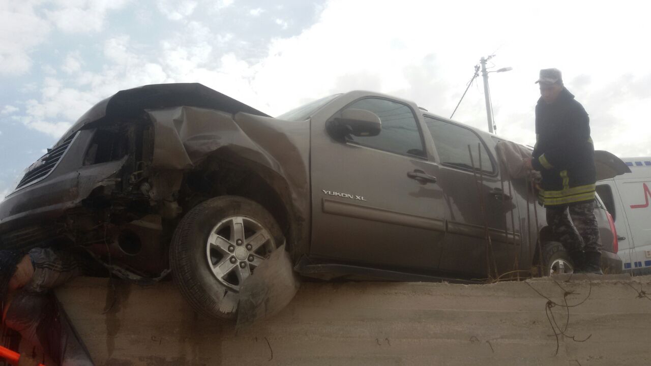 جرش: 6 اصابات اثر حادث تصادم