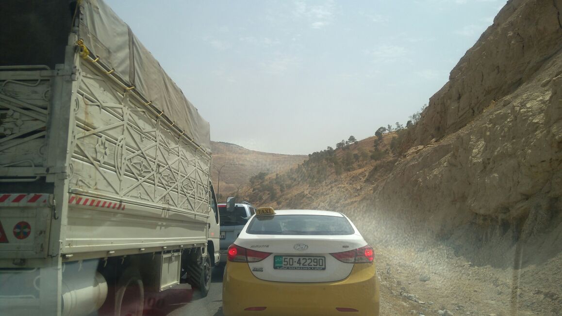 انهيار بسيط على تحويلة «اربد -