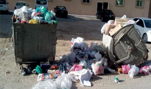 ضبط موظف ببلدية اربد يبيع «حاويات