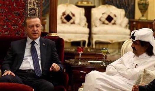 قطر : أردوغان يلتقي الأمير الوالد